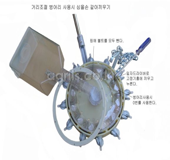 아신산업 다기능파종기(알루미늄 프레임) ASD-0410RT(트랙터용 10조식) 사진 3