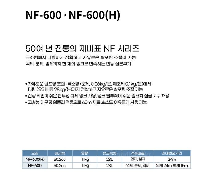 booyoung 동력살분무기 NF600 사진 3