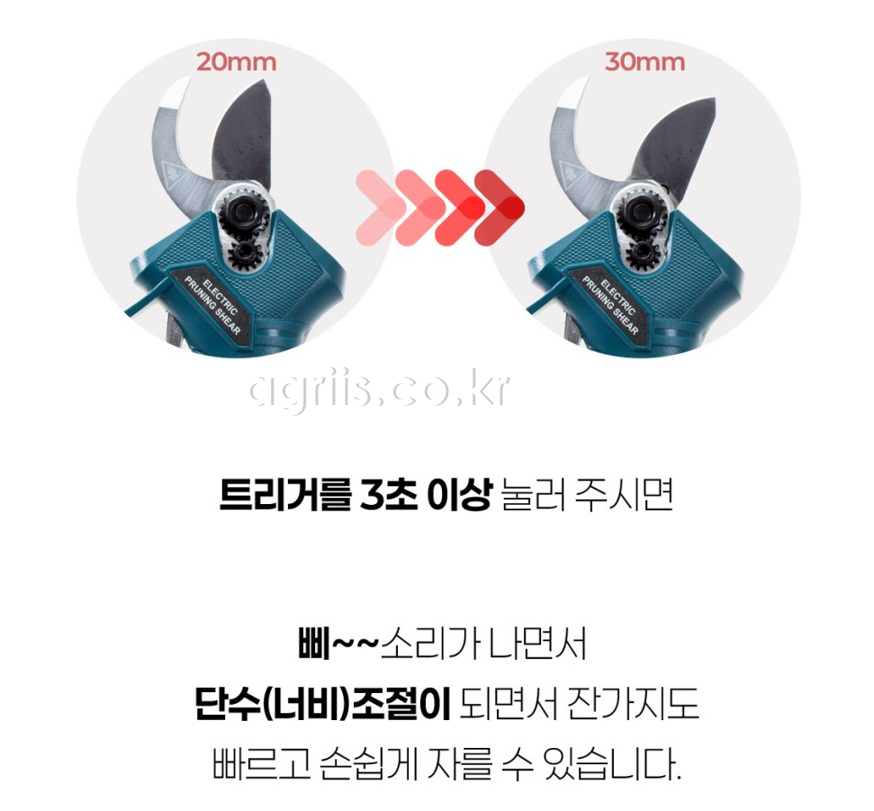 수호신 전지가위 TX-30(30mm) 사진3