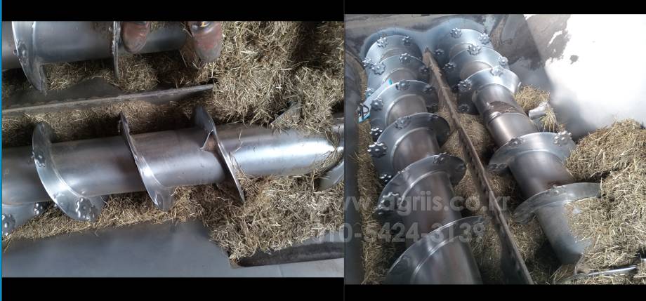 TMR배합기 칼날 및 스크류-감속기수리 TMR배합기 사료배합기 TMR 칼날 뒤우측면