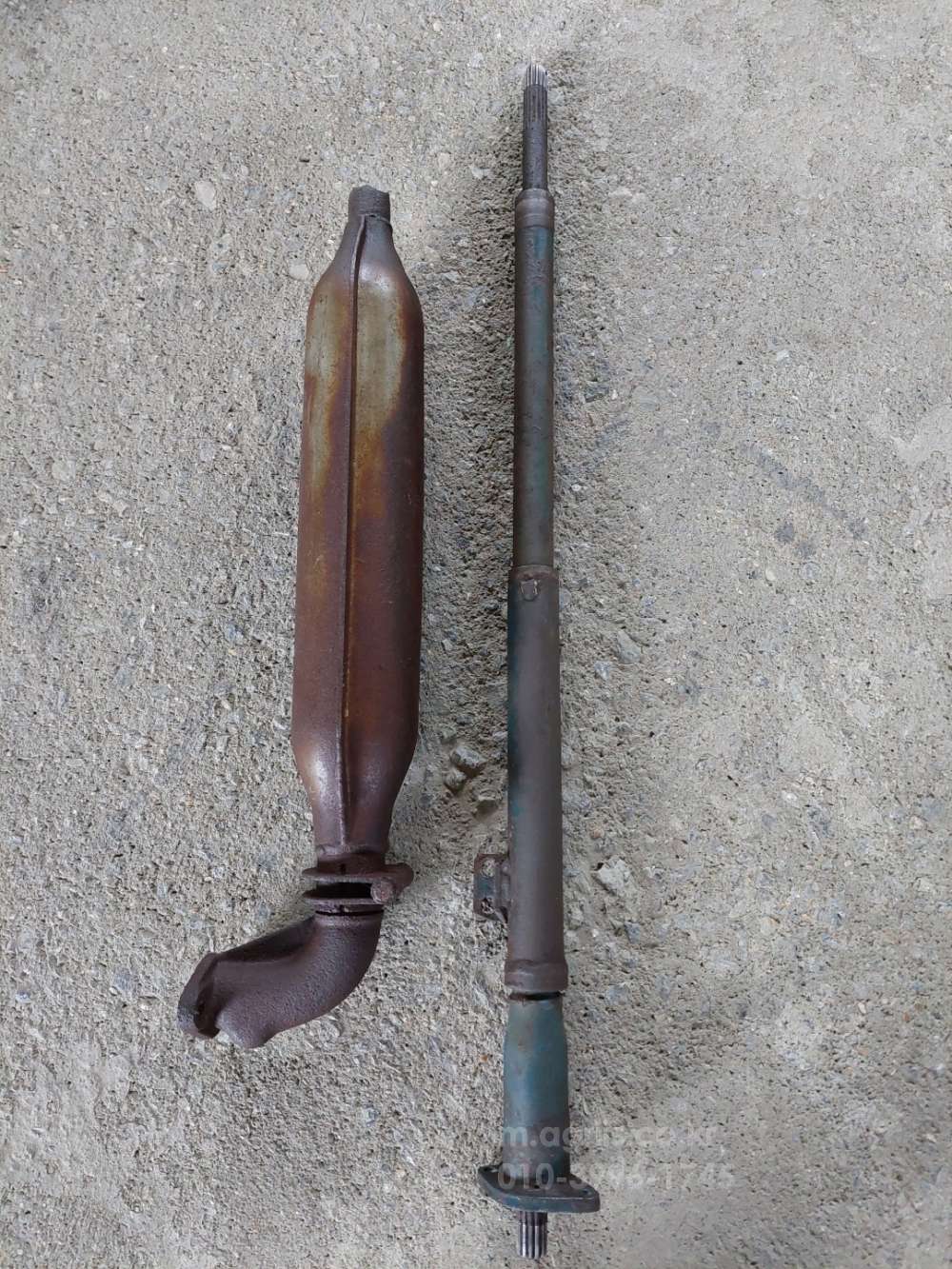 대동 트랙터 L2202-4WD (22마력) 머플러 사륜전달구동축 기름통 대동트랙터 웨이트 10개 사진2