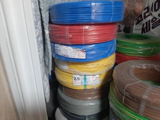     전선 HFIX 2.5sq 4sq 새상품