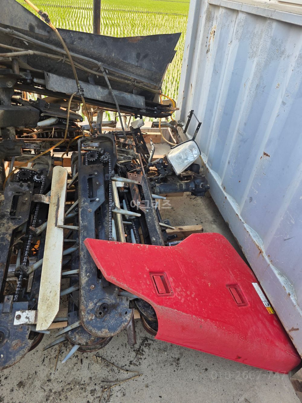 Yanmar Combine Harvester AW7114 (7Rows) 예취뷰 사진2