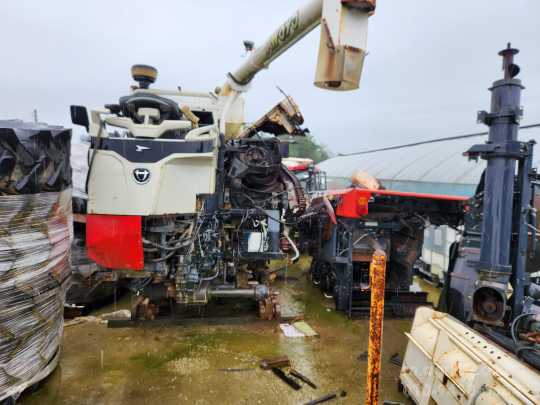 Yanmar Combine Harvester AW695K (6Rows) Underbody.탈곡부.Cutting Part 사진1