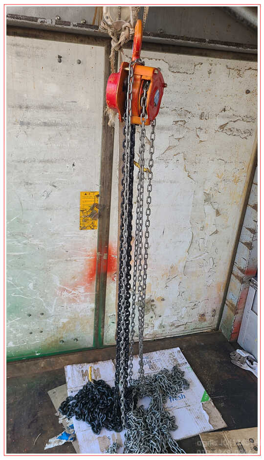  대산 크레인 대산 크레인555-0032  체인Block Main Body 사진1