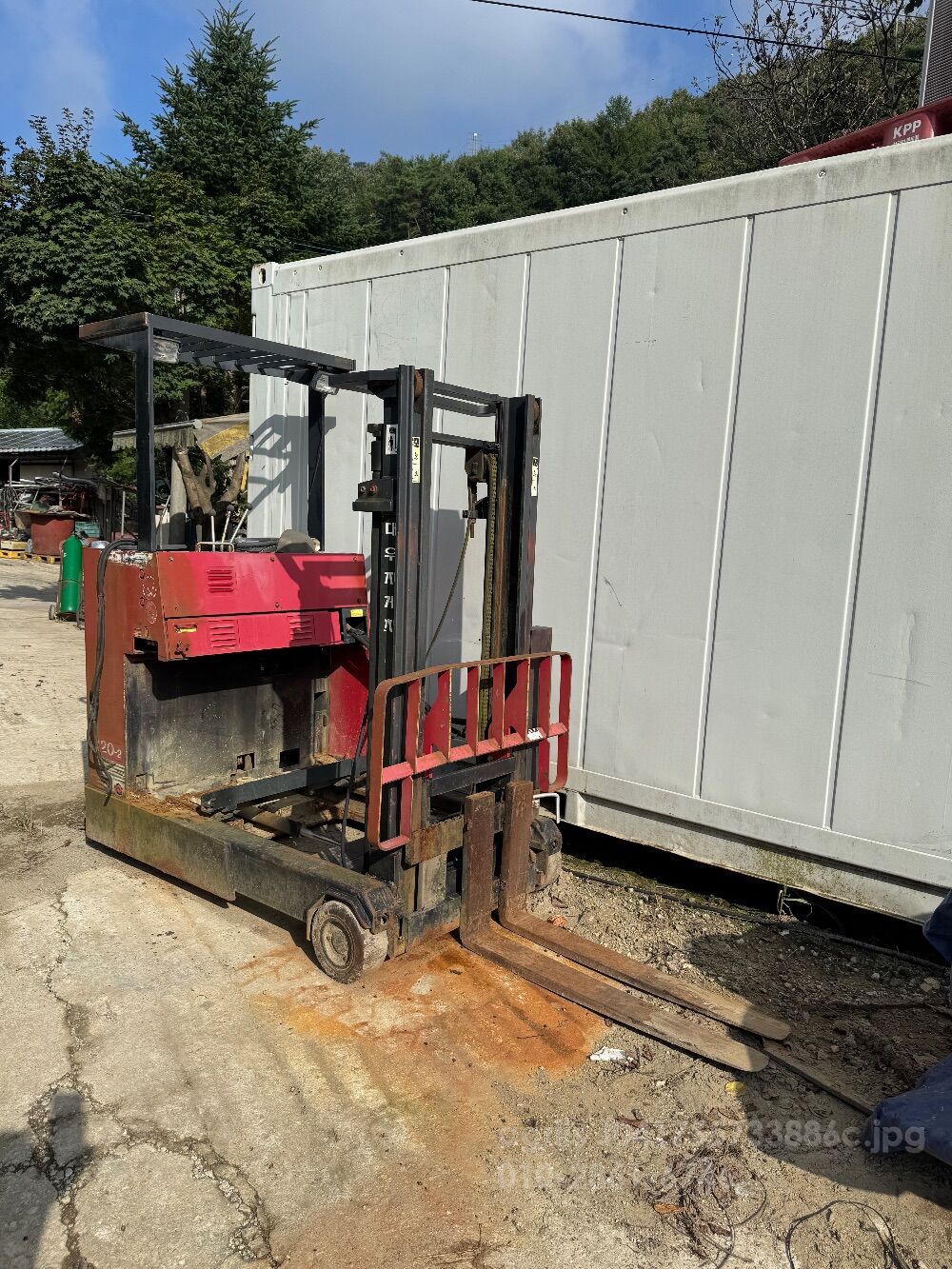 부품용 대우 2톤 입승식 지게 지게차 BR20-2