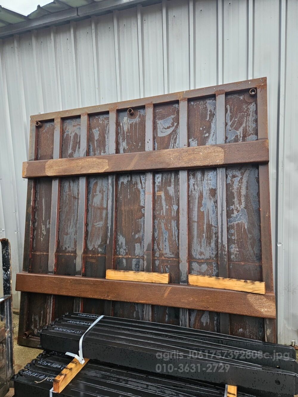 이삿짐용 안전발판 포크장착 사용