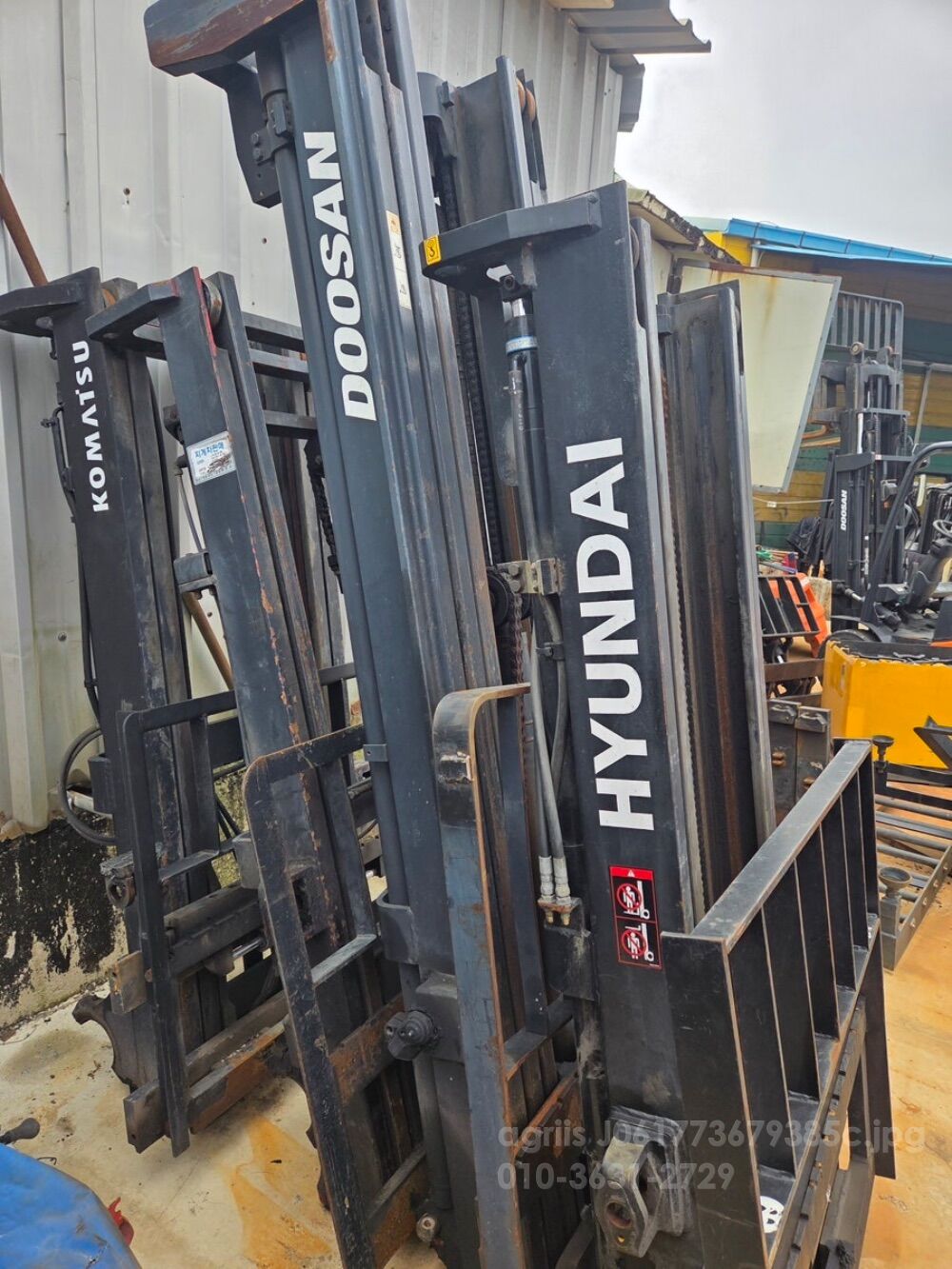 Doosan 2.5톤 지게차 마스트 