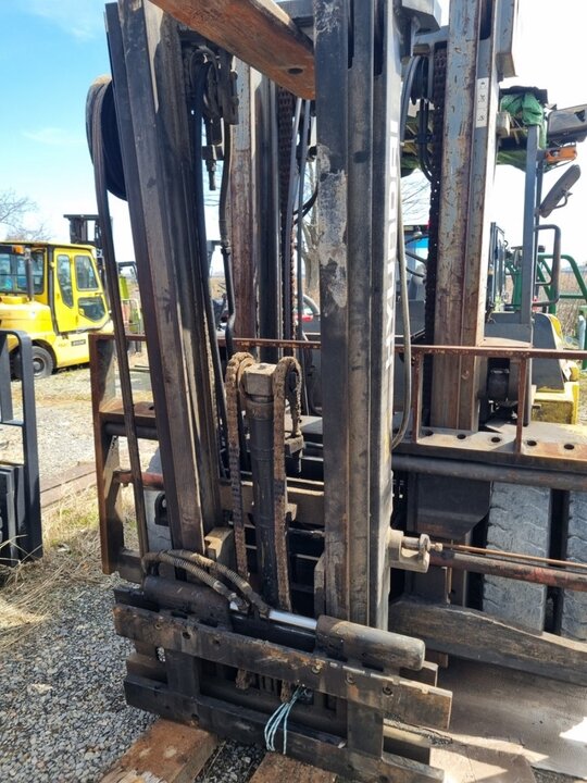 현대 2.5톤 지게차 마스트 3단 사이드쉬프트 마스트