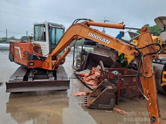 대우02굴착기 s50 굴삭기 데우02.삼성3A.MX3 앞좌측면