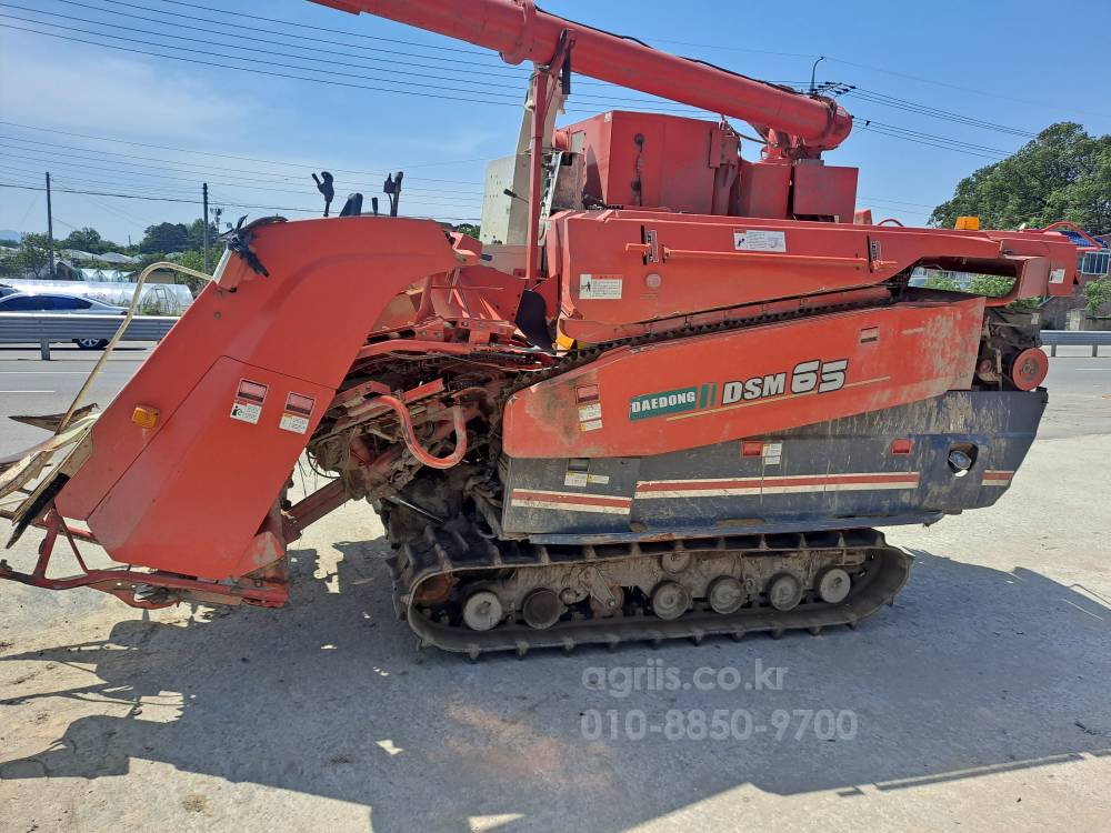 Kukje Combine Harvester KC475 (3Rows) 뒤우측면