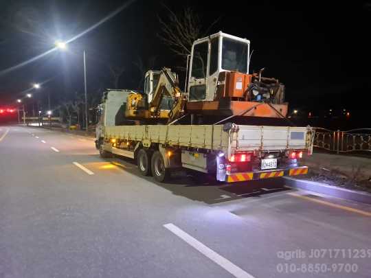 삼성볼보.대우s 굴삭기 MX55쏠라50. 앞좌측면