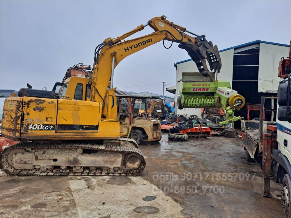 볼보 EC140 굴삭기 볼보 EC140BLC.현댜R1407 뒤우측면