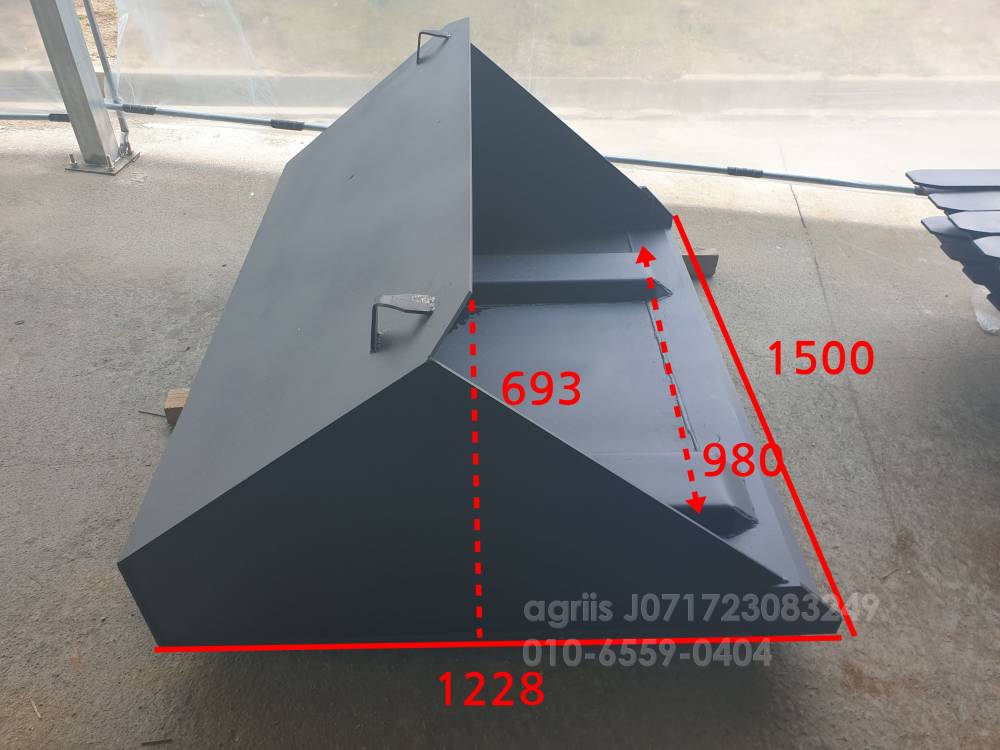  Forklift 지게차2톤3톤용 힌지드버켓 