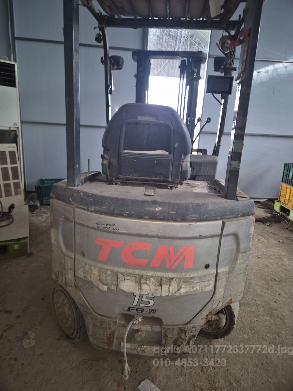  Forklift TCM-S (1.5톤) 뒤우측면