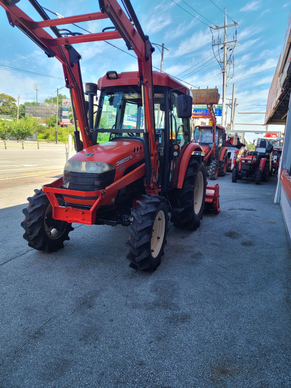 대동 트랙터 D500 (50마력) 뒤우측면