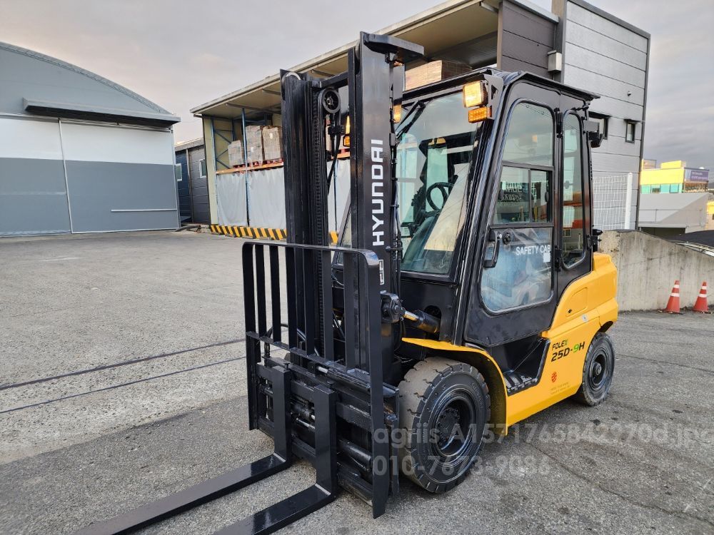 Hyundai Forklift Forex 25D-9H (2.5톤) 뒤우측면