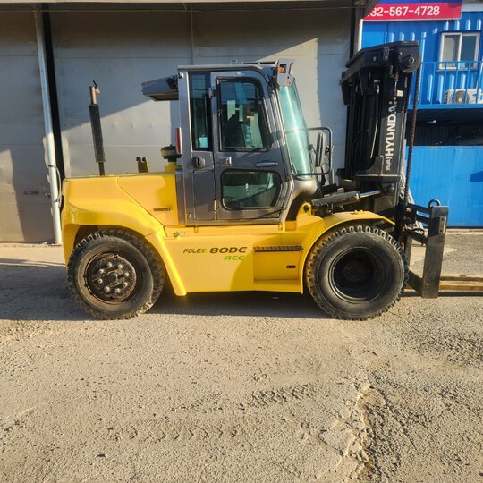 현대 지게차 80DE (8톤)