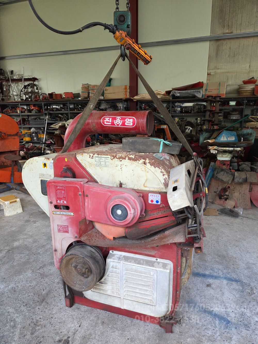 진영 벼 보리 수수 탈곡기 벼 보리 수수 탈곡기