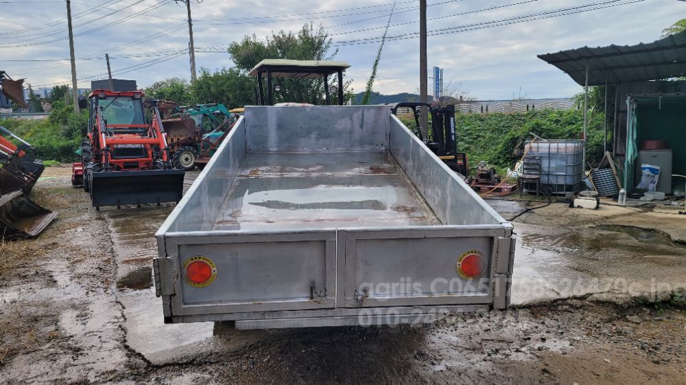 자가 집적제작 트레일러 유압덤프. 트래일러