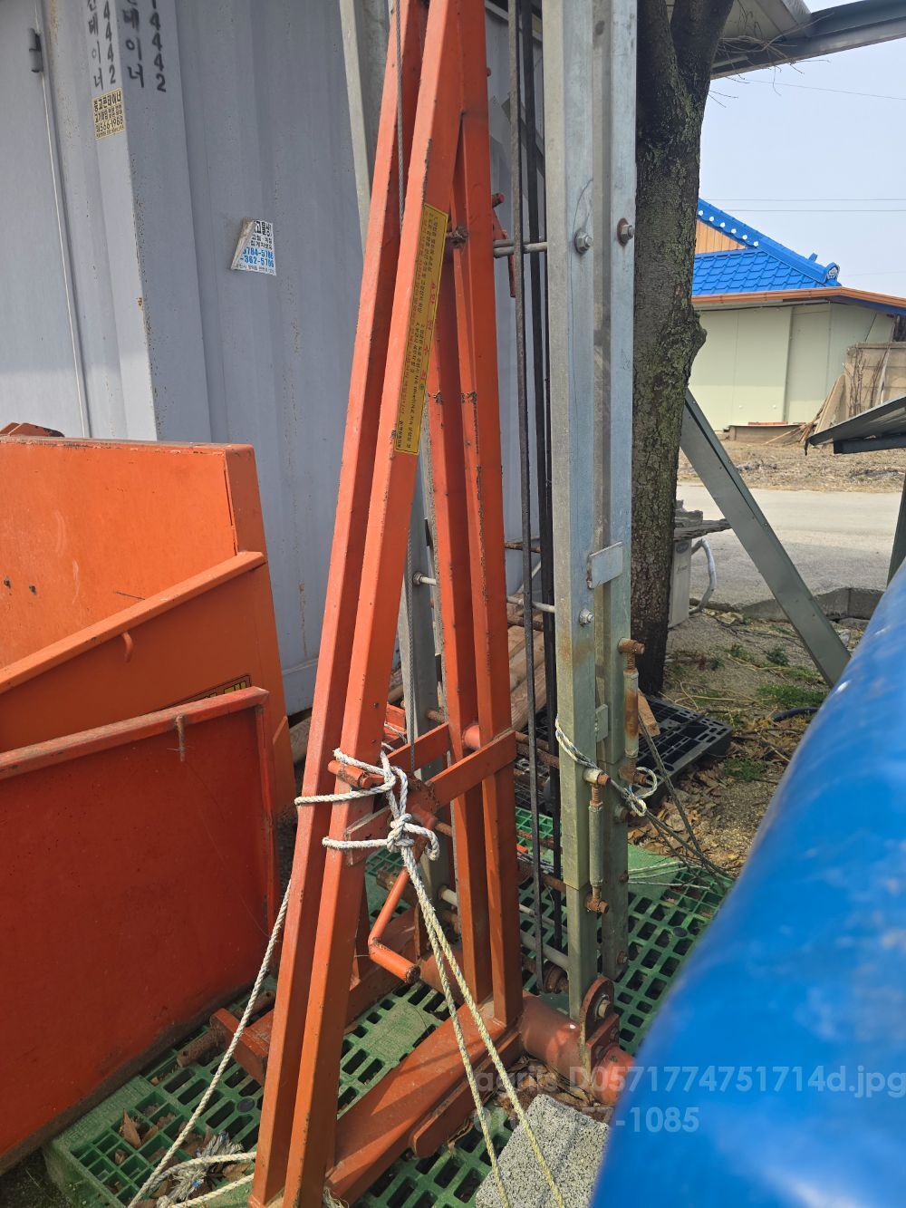 혁신공업사 상자이송기 6미터 뒤우측면