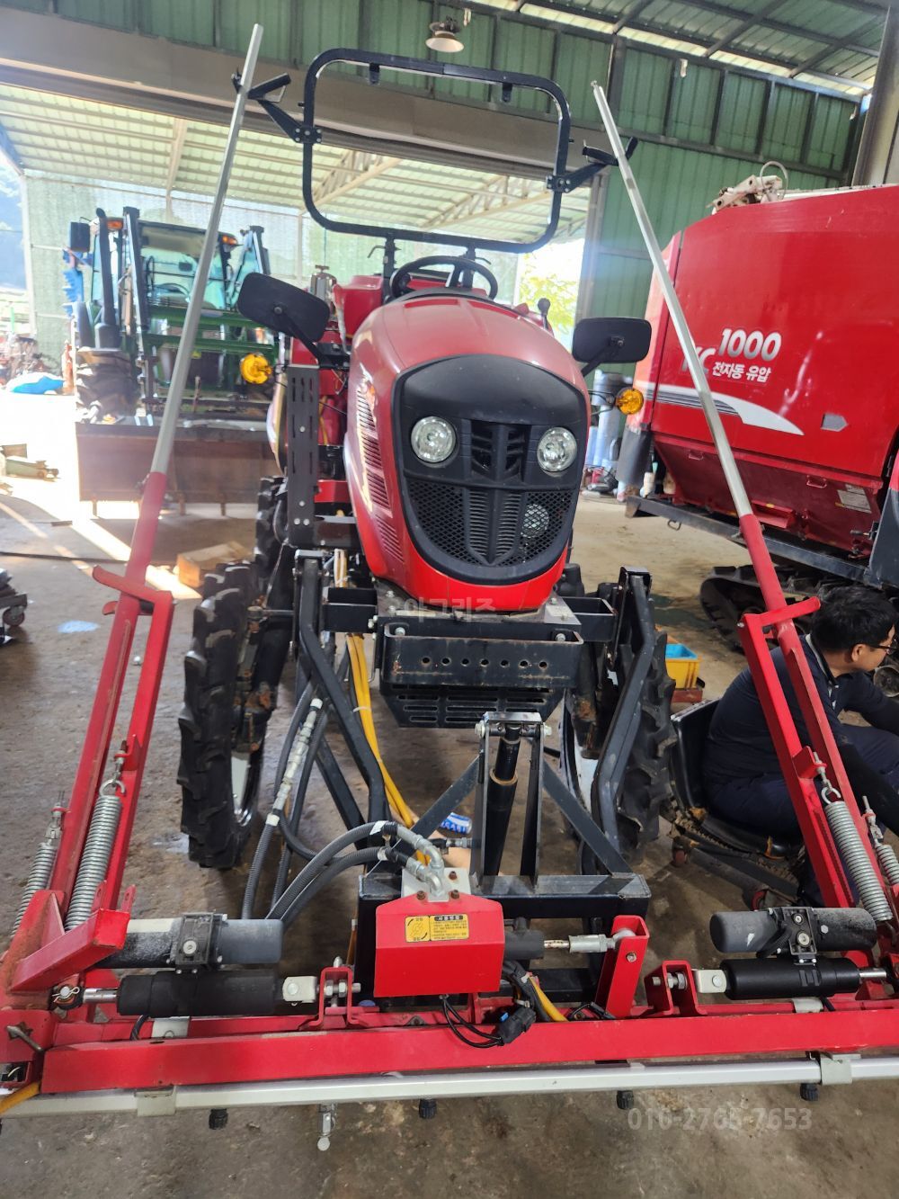 아세아 관리기 CFM-1200H (20마력) 뒤우측면