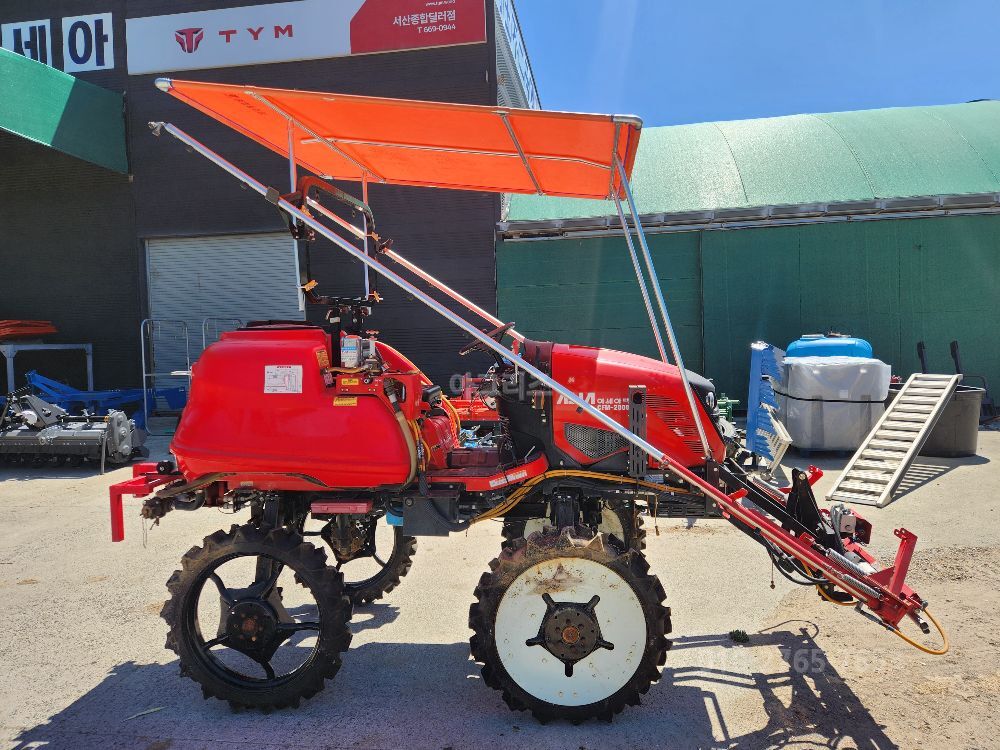 아세아 관리기 CFM-2000 (20마력) 뒤우측면