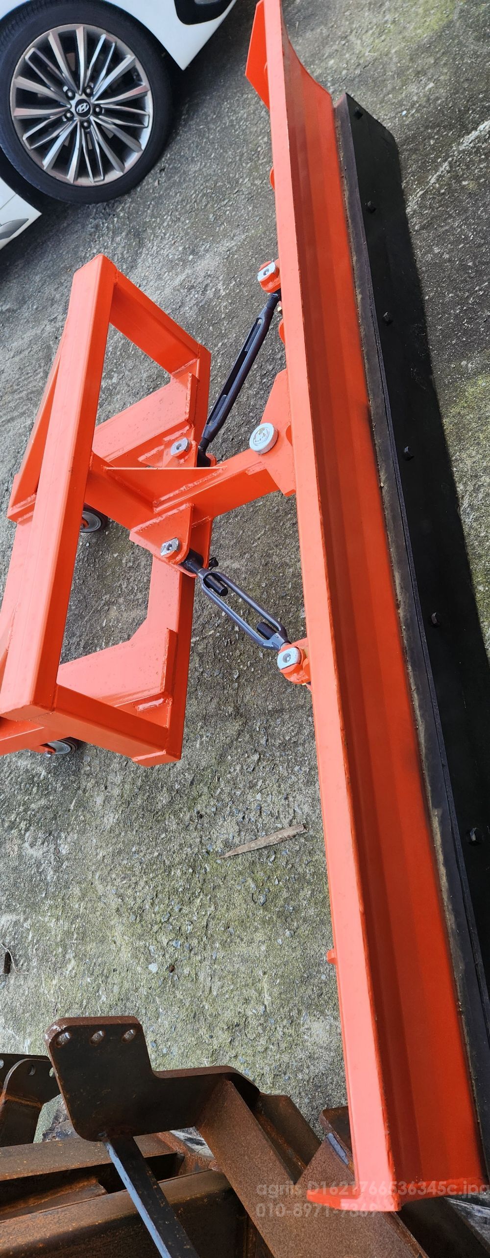  지게차용제설기 제설기