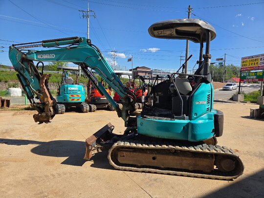  Excavator 코벨코 SK35 미니 집게장착 (3.5톤)