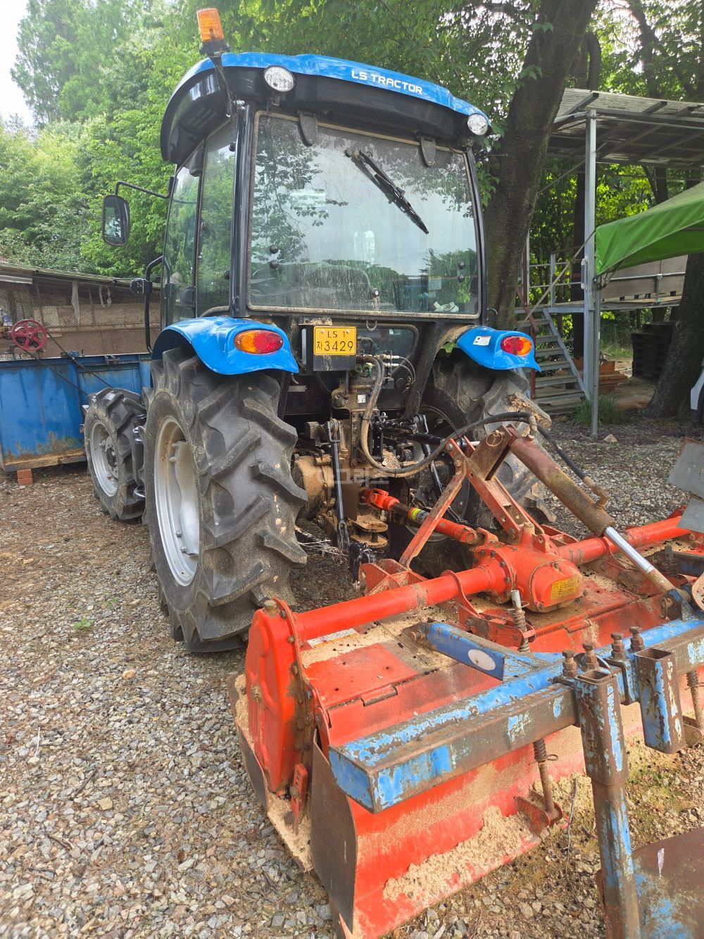 LS Tractor U6155 (56hp) 뒤우측면