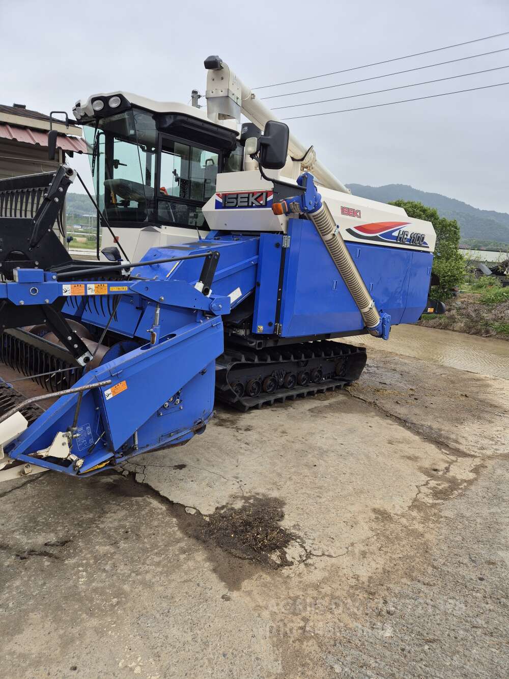  Combine Harvester 이세키 HC1100 (보통형)