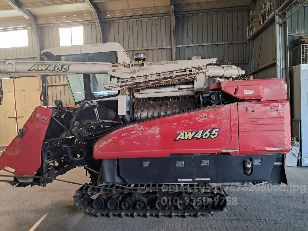 얀마 콤바인 AW465K-C (4조식) 뒤우측면
