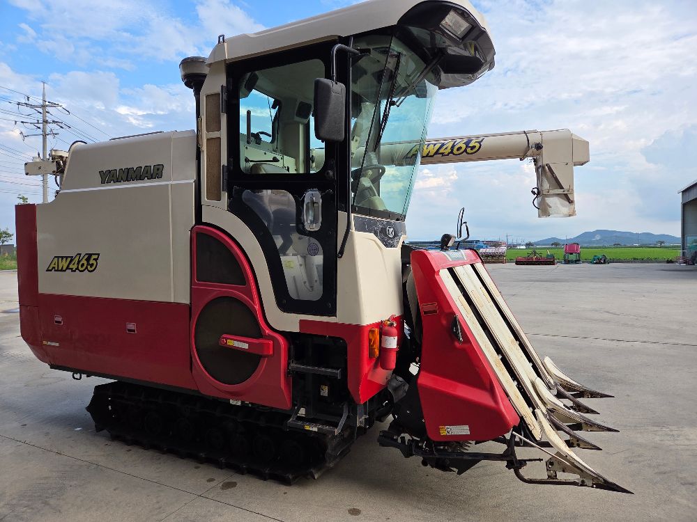 얀마 콤바인 AW465K-C (4조식) 뒤우측면