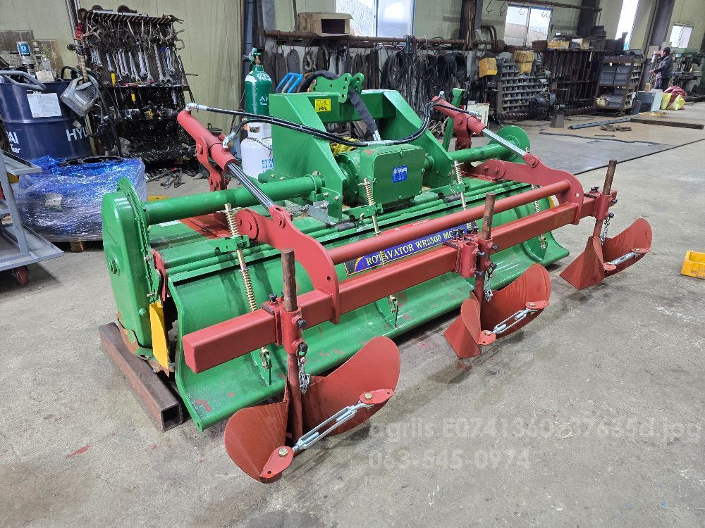  고추골 베토기 이동식 로타리 배토기  뒤우측면