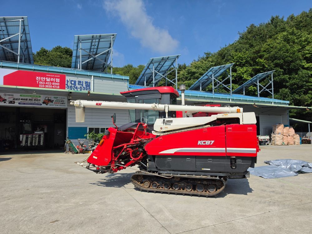 Kukje Combine Harvester KC87 (5Rows) 뒤우측면