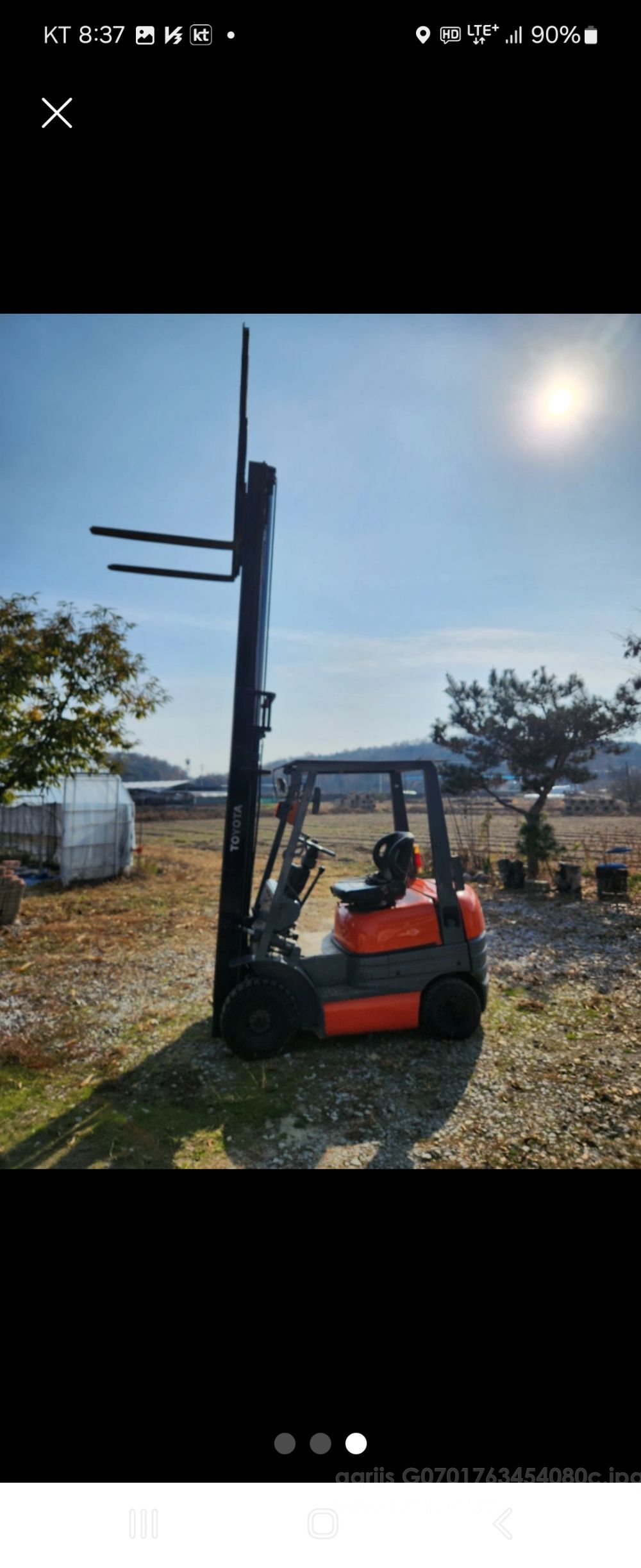  Forklift 도요타1.5톤 가솔린 수동 (1.5톤)