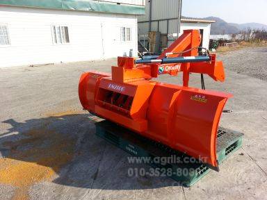  제설기 충격완충 스프링타입 