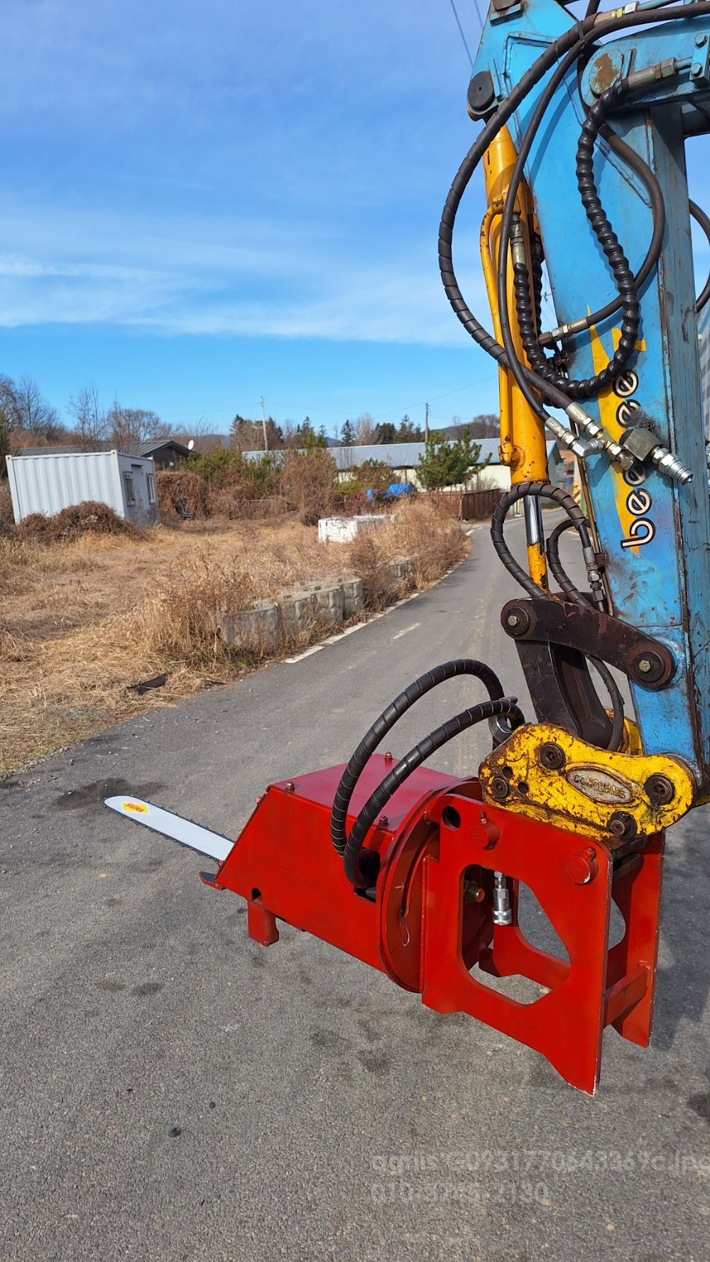 한국시그마엔지니어링 굴삭기 체인톱 KSCS-900