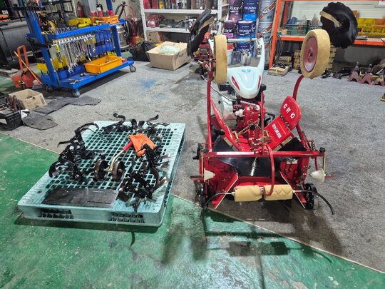 Shibaura 아세아관리기 900 키시동관리기. 