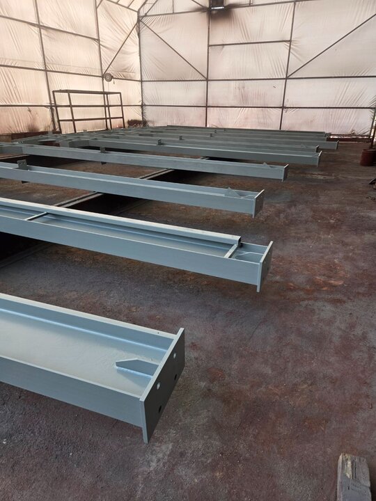 해람건설주식회사  농기계 창고 H빔철골60평 H빔철골 자재