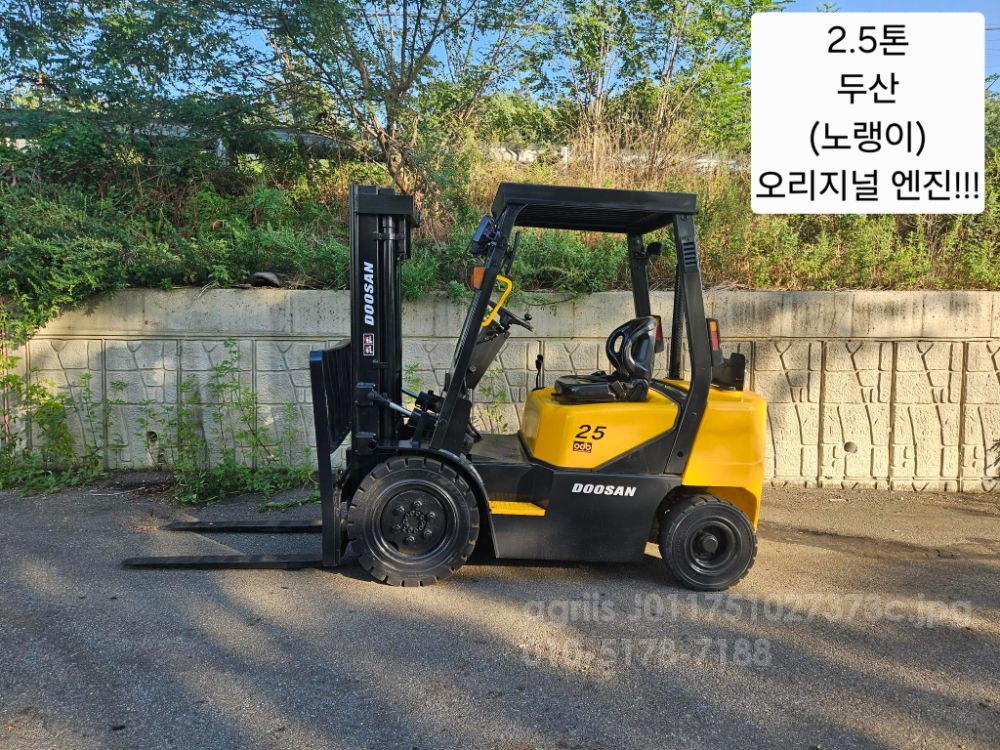 Doosan Forklift 중고지게차 두산 D25S-3 디젤 2.5톤 지게차 
