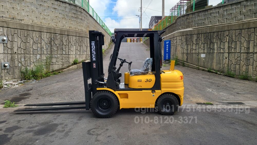 Hyundai Forklift HDF30-5 2007년식  뒤우측면