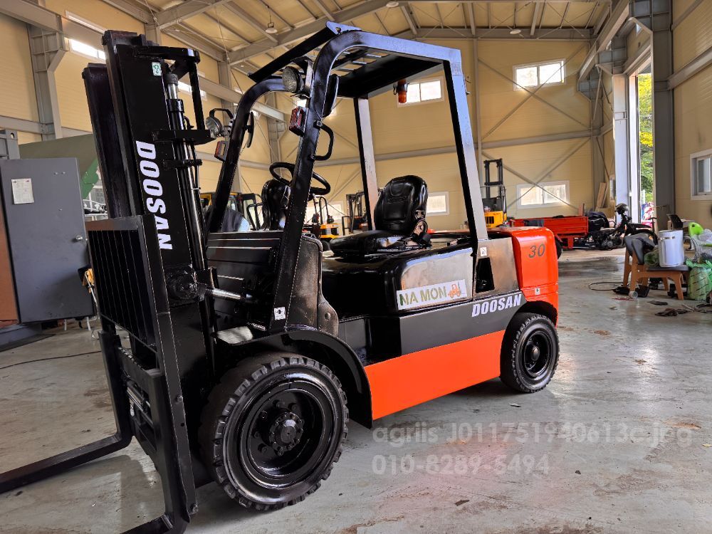 Forklift 3톤 자동발 올통타이어 디젤 