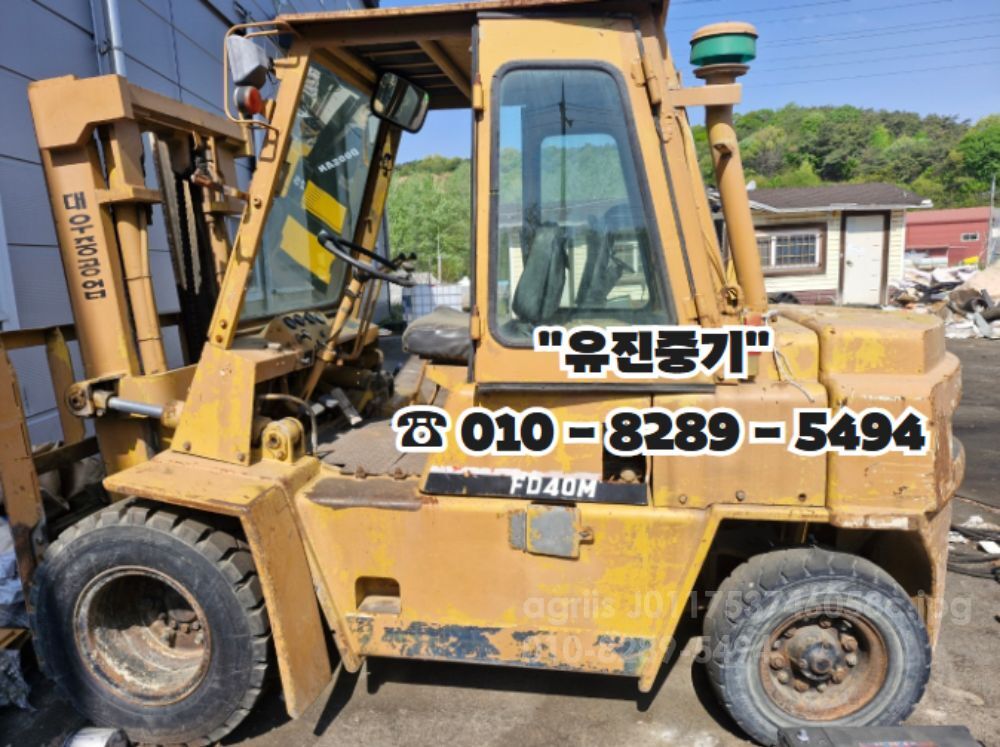 두산 지게차 FD40S4대우 FD 4톤 디젤 새타이어 (4.0톤)