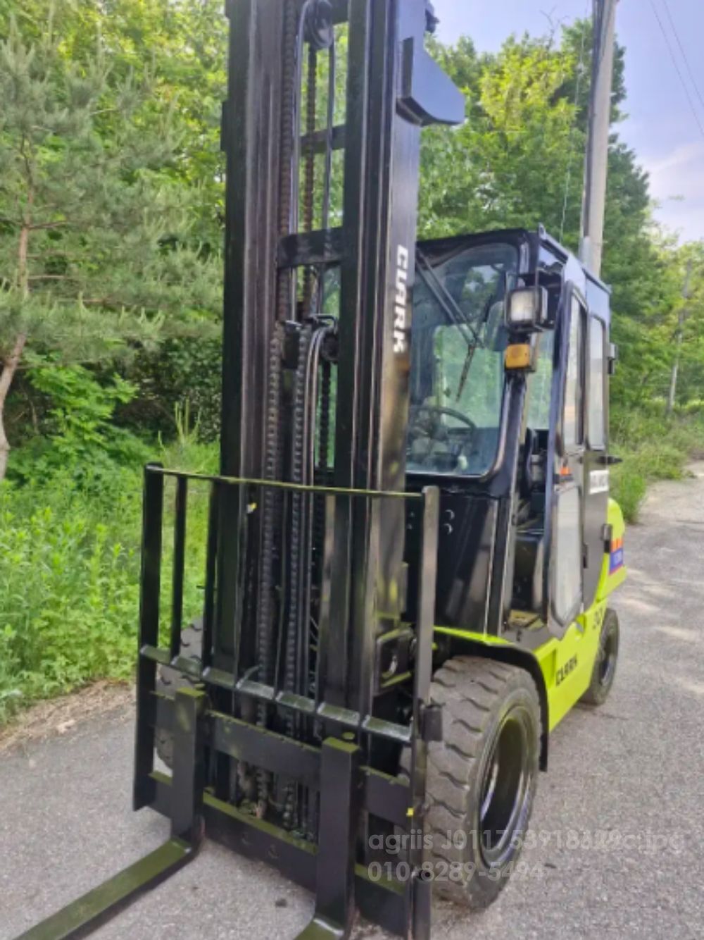 삼성 지게차 FX303D 3톤 디젤 3단마스타6m50 이상상승 (3.0톤)