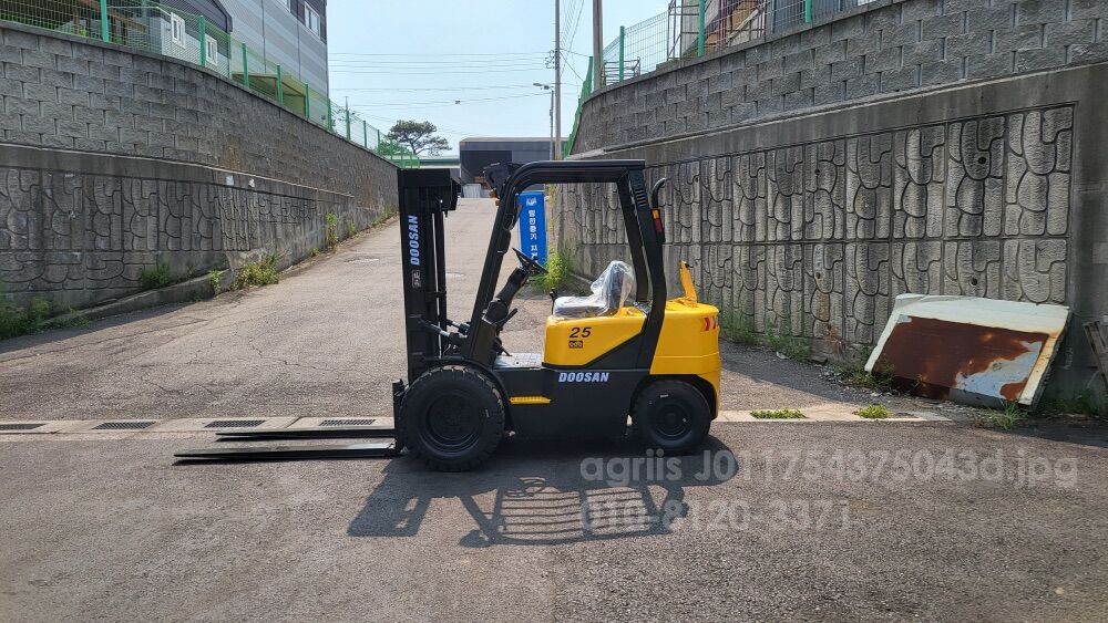  Forklift D25S-3 3단 더블타이어 (2.5톤) 뒤우측면