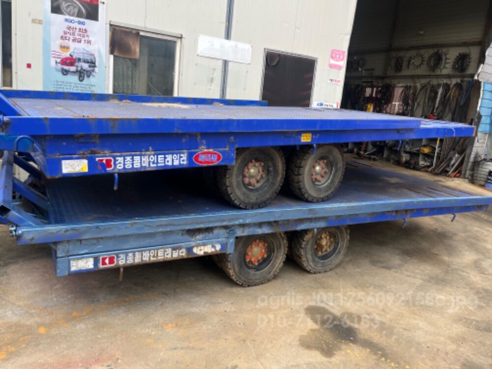 경종콤바인 트레일러 트레일러 경종츄레라