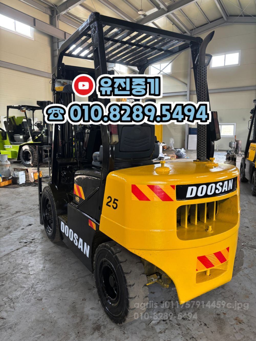 Doosan Forklift 2.5톤 디젤 3단마스타 싸이드쉬프트 (2.5톤)