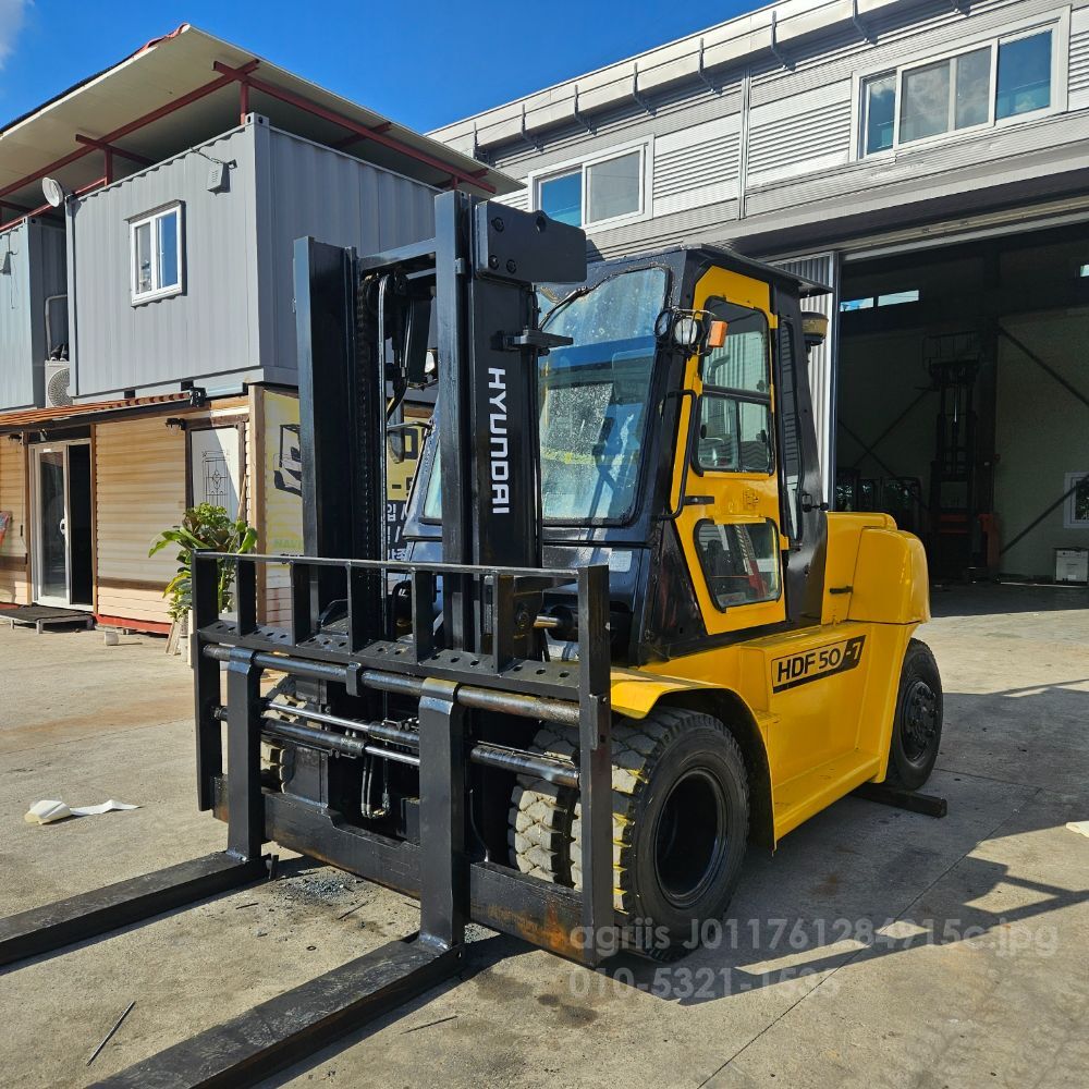 현대 지게차 HDF50-7 자동발 (5톤)