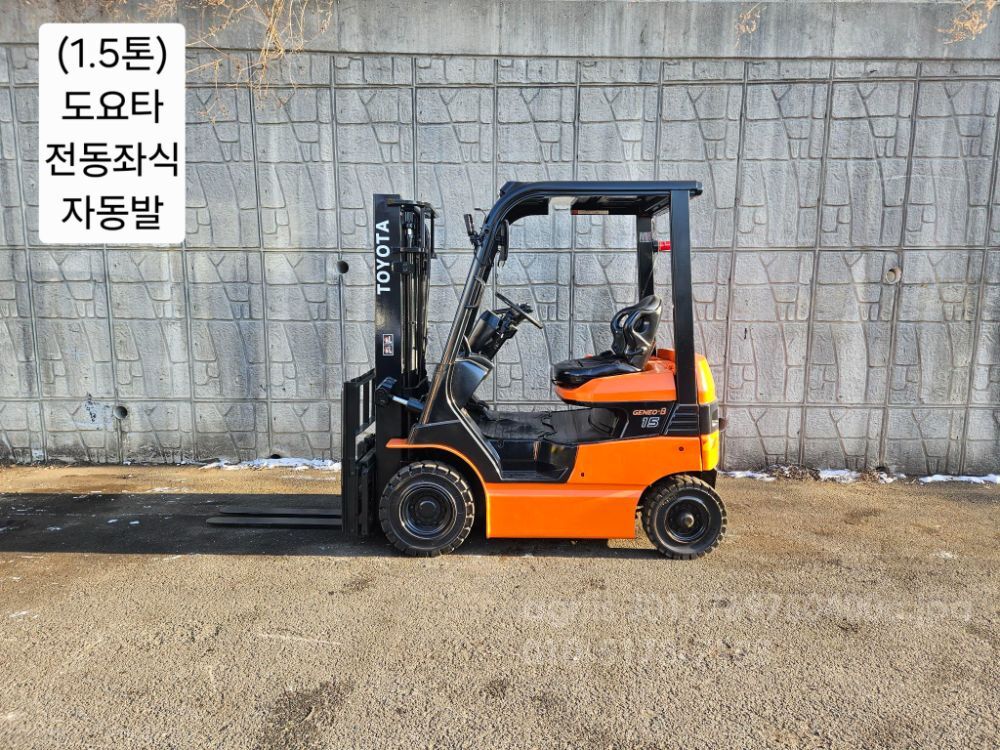 도요타 지게차 중고 7FB15 전동 1.5톤 좌식형 ( 양개식자동발) (1.5톤)